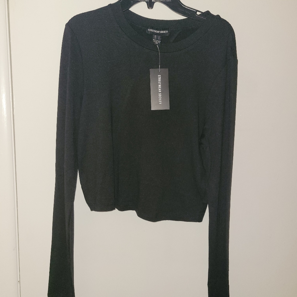 New Crop Top with open back